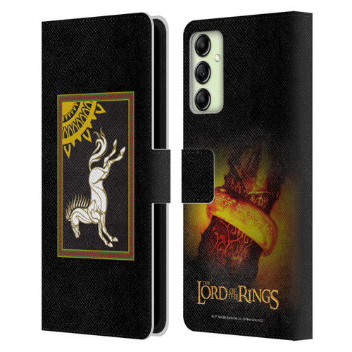 The Lord Of The Rings The Fellowship Of The Ring Graphics Flag Of Rohan Leather Book Wallet Case Cover For Samsung Galaxy A14 5G