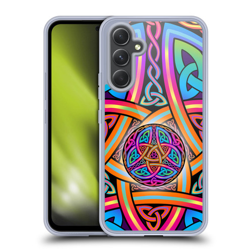 Beth Wilson Rainbow Celtic Knots Divine Soft Gel Case for Samsung Galaxy A54 5G