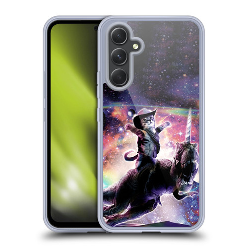 Random Galaxy Space Cat Dinosaur Unicorn Soft Gel Case for Samsung Galaxy A54 5G