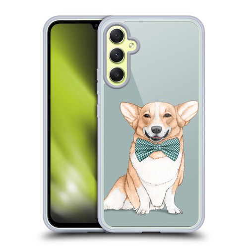 Barruf Dogs Corgi Soft Gel Case for Samsung Galaxy A34 5G