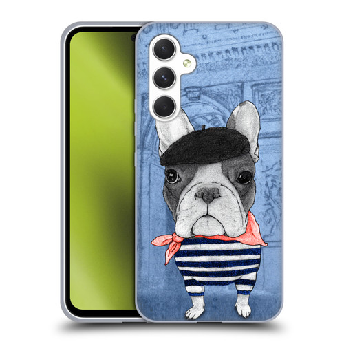 Barruf Dogs French Bulldog Soft Gel Case for Samsung Galaxy A54 5G