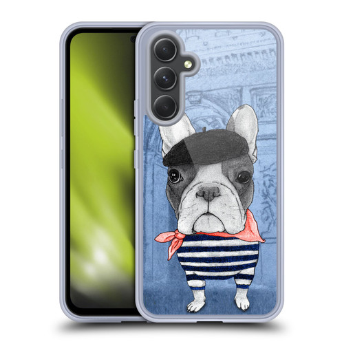 Barruf Dogs French Bulldog Soft Gel Case for Samsung Galaxy A54 5G