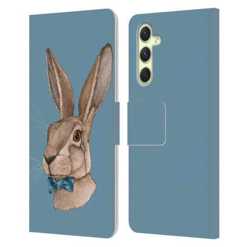 Barruf Animals Hare Leather Book Wallet Case Cover For Samsung Galaxy A54 5G