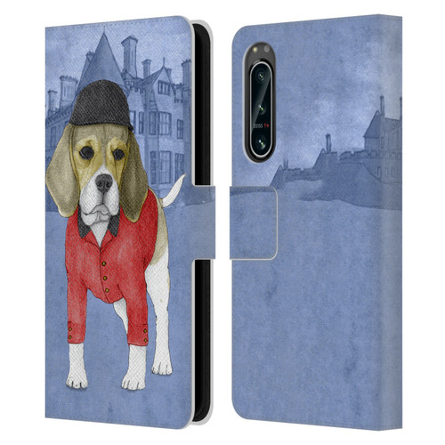 Barruf Dogs Beagle Leather Book Wallet Case Cover For Sony Xperia 5 IV