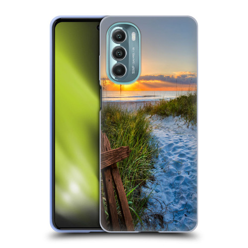 Celebrate Life Gallery Beaches Sandy Trail Soft Gel Case for Motorola Moto G Stylus 5G (2022)