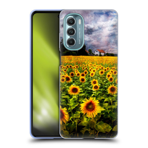 Celebrate Life Gallery Florals Dreaming Of Sunflowers Soft Gel Case for Motorola Moto G Stylus 5G (2022)