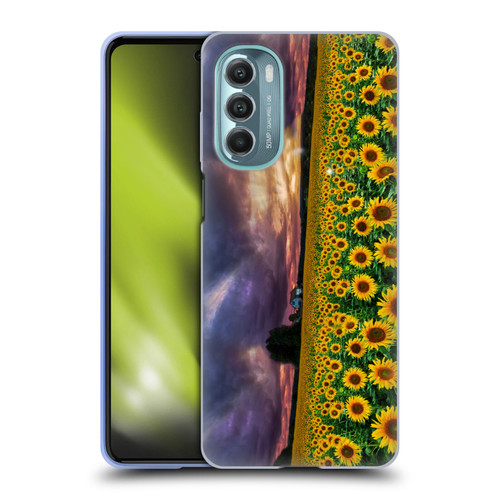 Celebrate Life Gallery Florals Stormy Sunrise Soft Gel Case for Motorola Moto G Stylus 5G (2022)