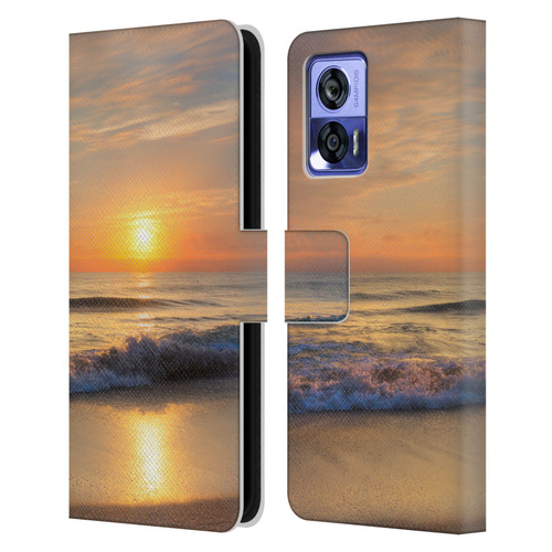 Celebrate Life Gallery Beaches Breathtaking Leather Book Wallet Case Cover For Motorola Edge 30 Neo 5G