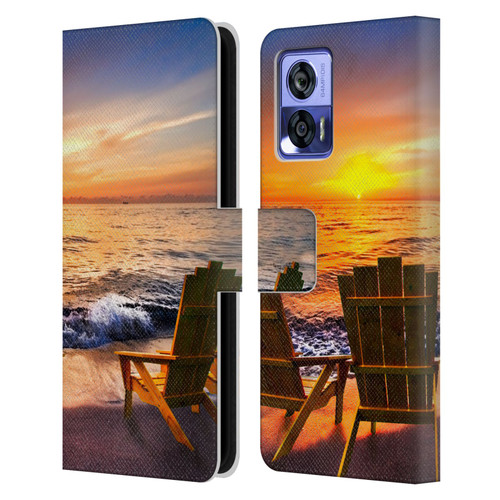 Celebrate Life Gallery Beaches 2 Sea Dreams III Leather Book Wallet Case Cover For Motorola Edge 30 Neo 5G