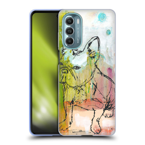 Wyanne Animals French Bulldog Sketch Soft Gel Case for Motorola Moto G Stylus 5G (2022)