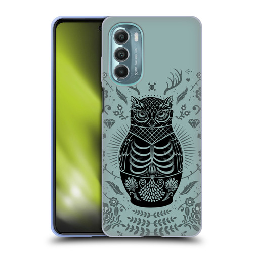 Rachel Caldwell Illustrations Owl Doll Soft Gel Case for Motorola Moto G Stylus 5G (2022)