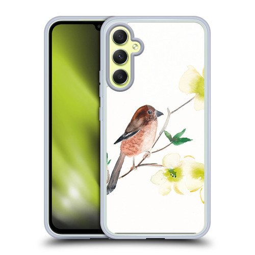 Mai Autumn Birds Dogwood Branch Soft Gel Case for Samsung Galaxy A34 5G