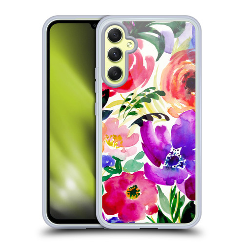 Mai Autumn Floral Garden Bloom Soft Gel Case for Samsung Galaxy A34 5G