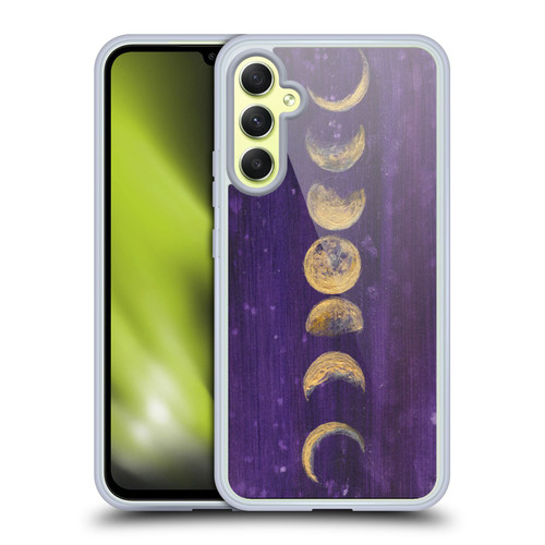 Mai Autumn Space And Sky Moon Phases Soft Gel Case for Samsung Galaxy A34 5G