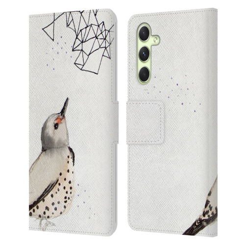 Mai Autumn Birds Northern Flicker Leather Book Wallet Case Cover For Samsung Galaxy A54 5G