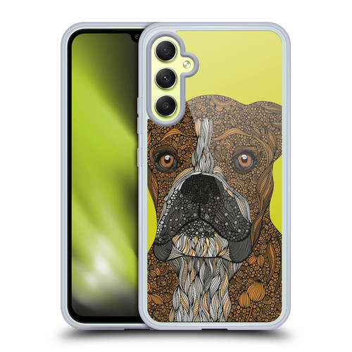 Valentina Dogs Boxer Soft Gel Case for Samsung Galaxy A34 5G