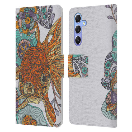 Valentina Animals And Floral Little Fish Leather Book Wallet Case Cover For Samsung Galaxy A34 5G