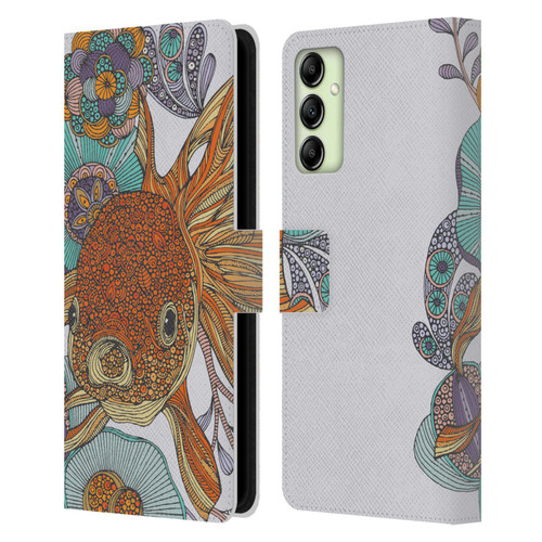 Valentina Animals And Floral Little Fish Leather Book Wallet Case Cover For Samsung Galaxy A14 5G