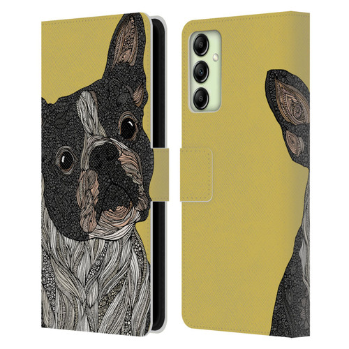 Valentina Dogs French Bulldog Leather Book Wallet Case Cover For Samsung Galaxy A14 5G