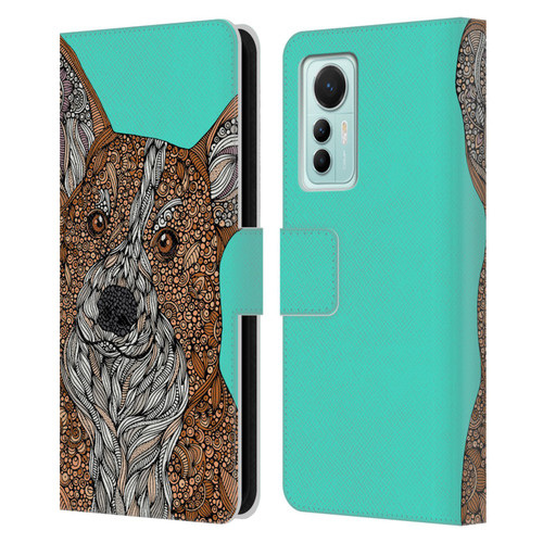 Valentina Dogs Corgi Leather Book Wallet Case Cover For Xiaomi 12 Lite