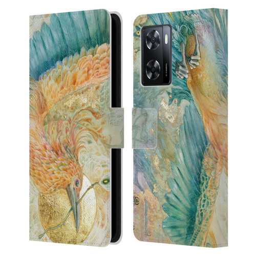 Stephanie Law Birds The Blue Above Leather Book Wallet Case Cover For OPPO A57s
