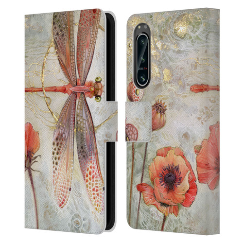 Stephanie Law Immortal Ephemera Trance Leather Book Wallet Case Cover For Sony Xperia 5 IV