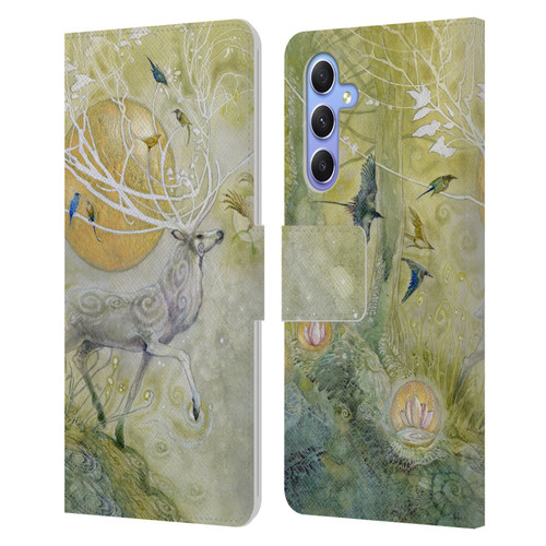 Stephanie Law Stag Sonata Cycle Allegro 2 Leather Book Wallet Case Cover For Samsung Galaxy A34 5G