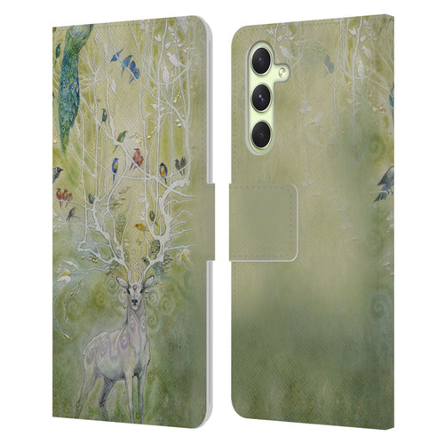 Stephanie Law Stag Sonata Cycle Deer 2 Leather Book Wallet Case Cover For Samsung Galaxy A54 5G