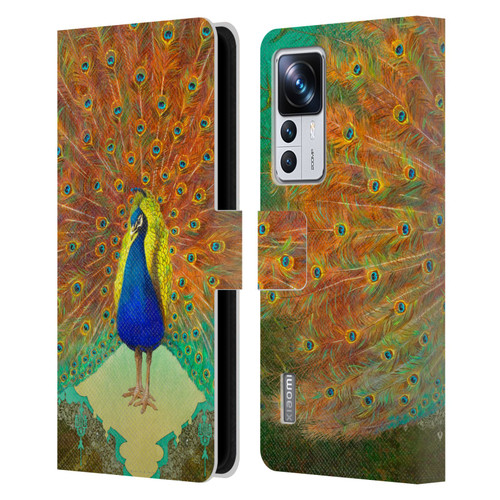Duirwaigh Animals Peacock Leather Book Wallet Case Cover For Xiaomi 12T Pro