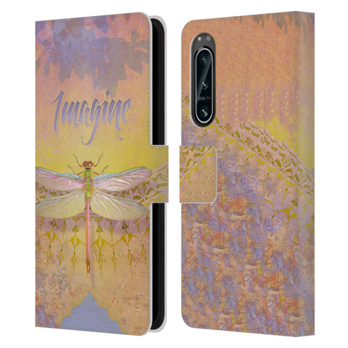 Duirwaigh Insects Dragonfly 2 Leather Book Wallet Case Cover For Sony Xperia 5 IV