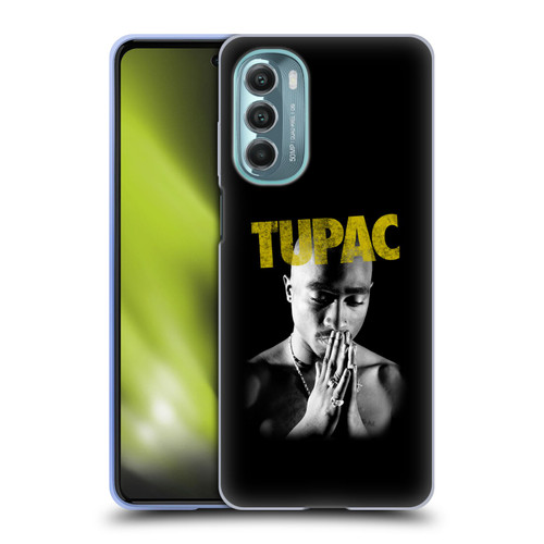 Tupac Shakur Key Art Golden Soft Gel Case for Motorola Moto G Stylus 5G (2022)