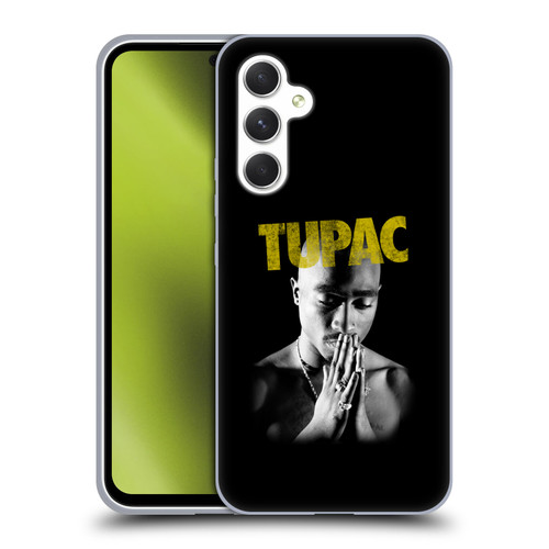 Tupac Shakur Key Art Golden Soft Gel Case for Samsung Galaxy A54 5G