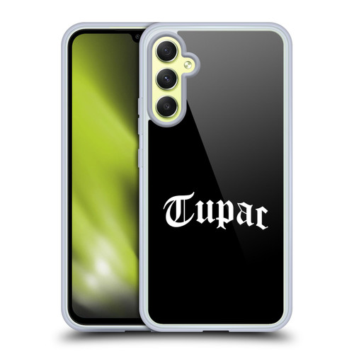 Tupac Shakur Logos Old English 2 Soft Gel Case for Samsung Galaxy A34 5G