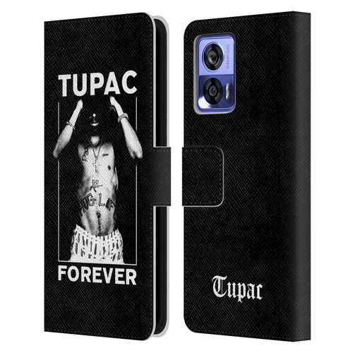 Tupac Shakur Key Art Forever Leather Book Wallet Case Cover For Motorola Edge 30 Neo 5G