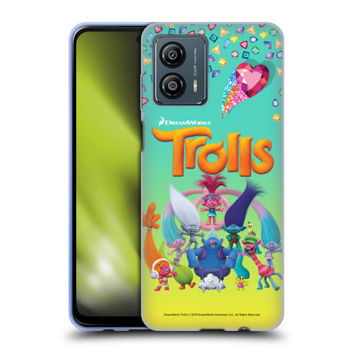 Trolls Snack Pack Group Soft Gel Case for Motorola Moto G53 5G