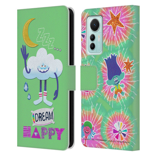 Trolls Graphics Dream Happy Cloud Leather Book Wallet Case Cover For Xiaomi 12 Lite