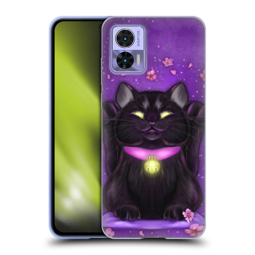 Ash Evans Black Cats Lucky Soft Gel Case for Motorola Edge 30 Neo 5G