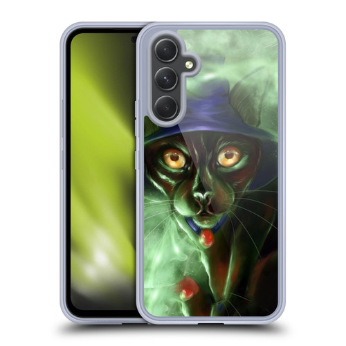 Ash Evans Black Cats Conjuring Magic Soft Gel Case for Samsung Galaxy A54 5G