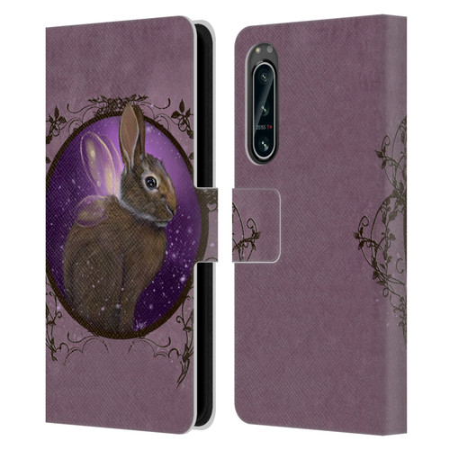 Ash Evans Animals Rabbit Leather Book Wallet Case Cover For Sony Xperia 5 IV