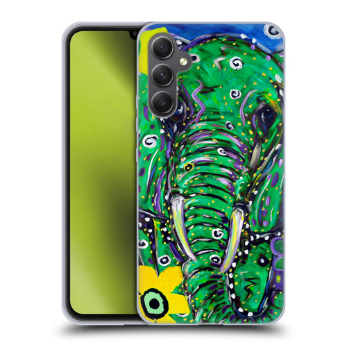 Mad Dog Art Gallery Animals Elephant Soft Gel Case for Samsung Galaxy A34 5G