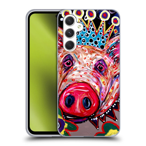 Mad Dog Art Gallery Animals Missy Pig Soft Gel Case for Samsung Galaxy A54 5G