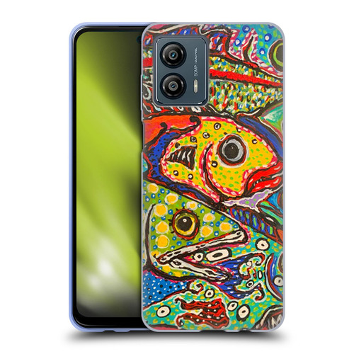 Mad Dog Art Gallery Assorted Designs Many Mad Fish Soft Gel Case for Motorola Moto G53 5G