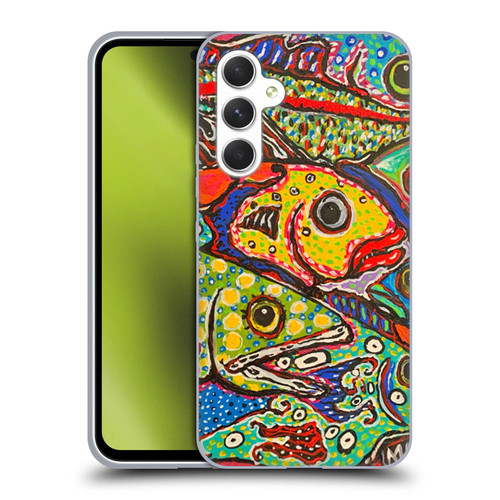 Mad Dog Art Gallery Assorted Designs Many Mad Fish Soft Gel Case for Samsung Galaxy A54 5G