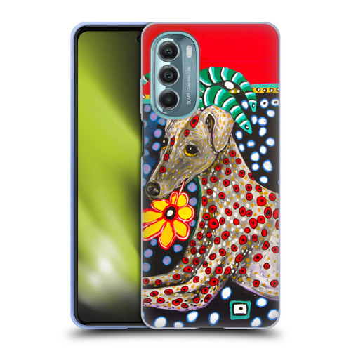 Mad Dog Art Gallery Dogs 2 Greyhound Soft Gel Case for Motorola Moto G Stylus 5G (2022)