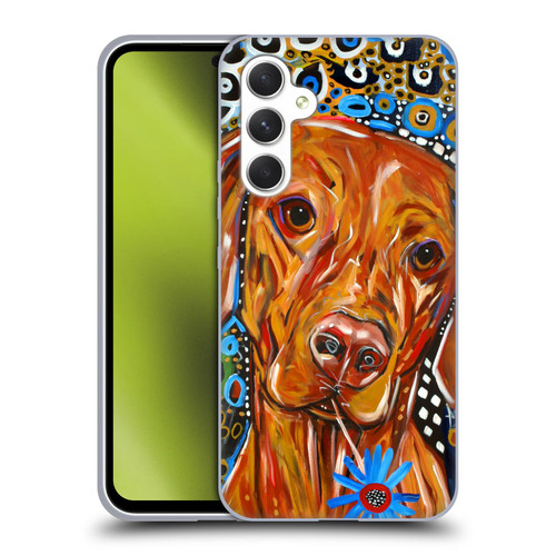 Mad Dog Art Gallery Dogs 2 Viszla Soft Gel Case for Samsung Galaxy A54 5G