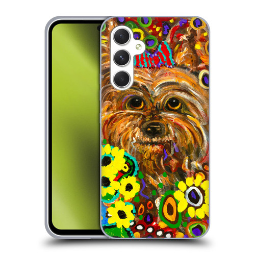 Mad Dog Art Gallery Dogs 2 Yorkie Soft Gel Case for Samsung Galaxy A54 5G