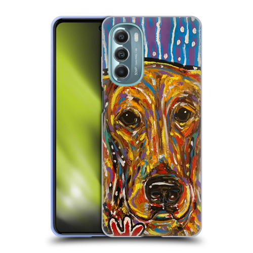 Mad Dog Art Gallery Dog 5 Golden Retriever Soft Gel Case for Motorola Moto G Stylus 5G (2022)