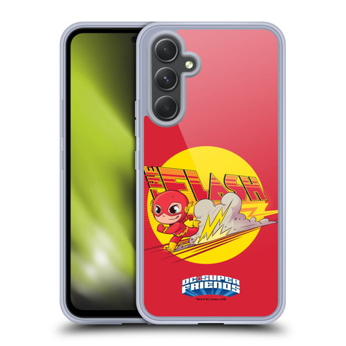 Super Friends DC Comics Toddlers Composed Art The Flash Soft Gel Case for Samsung Galaxy A54 5G