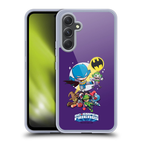 Super Friends DC Comics Toddlers Composed Art Batman Soft Gel Case for Samsung Galaxy A54 5G