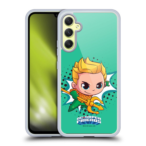 Super Friends DC Comics Toddlers 1 Aquaman Soft Gel Case for Samsung Galaxy A34 5G